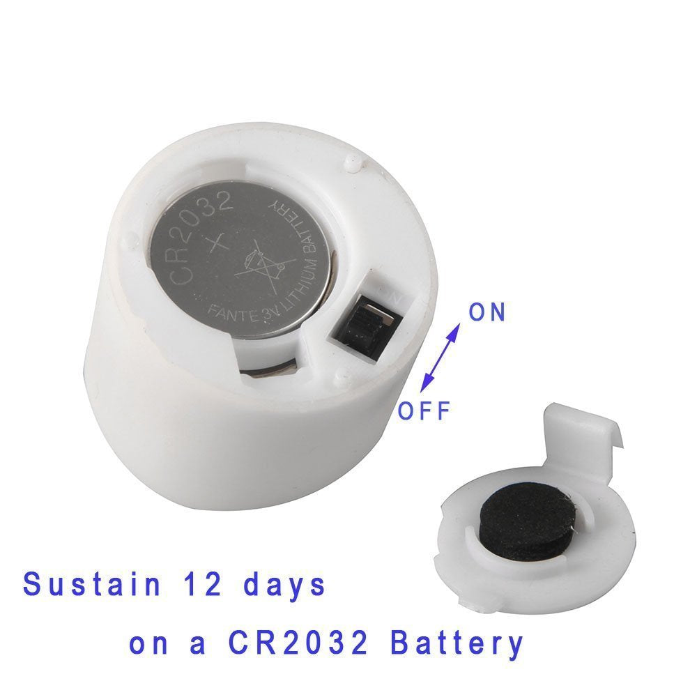 eLander LED Tee Lichter flammenlose Kerzen mit Timer, Automatikmodus: 6 Stunden an und 18 Stunden aus